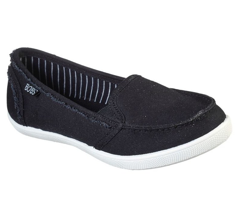 Skechers Bobs B Cute - Reef Break - Womens Flats Shoes Black [AU-QY2632]